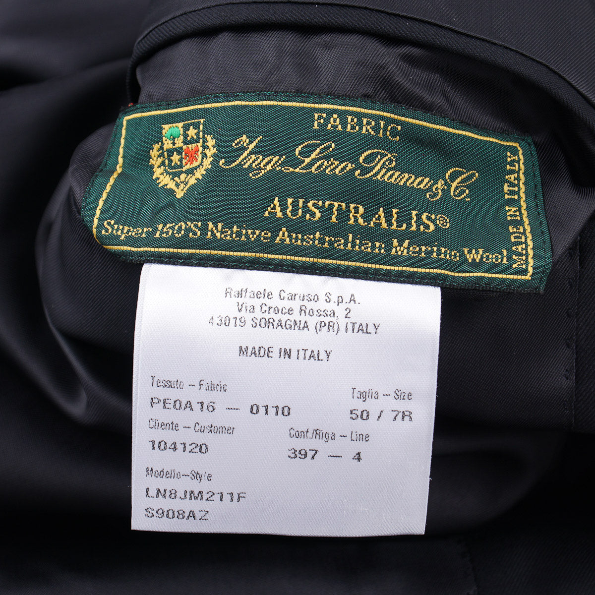 Premium Caruso Black Loro Piana 150s Wool Suit for Men - Luxury Italian Tailored Business Attire - Perfect for Office, Weddings & Formal Events
