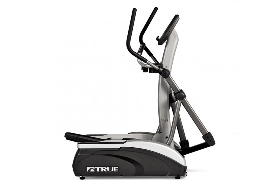 TRUE M30 Elliptical Machine - Low Impact Cardio Trainer for Home Gym, Full Body Workout Equipment with LCD Monitor | Perfect for Small Spaces & Apartment Fitness