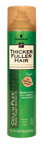 Thicker Fuller Hair Weightless Volumizing Hair Spray - 8 oz for Fine & Thin Hair | Adds Instant Volume & Lift for Everyday Styling & Special Occasions