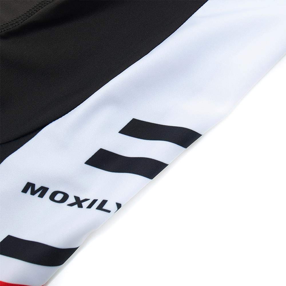 MOXILYN Men's Cycling Jersey & Bib Shorts Set - Breathable Short Sleeve MTB Bike Shirt with 20D Gel Padding for Mountain Biking & Road Cycling | Perfect for Training, Racing & Outdoor Sports