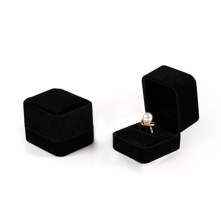 Soft Flannel Jewelry Box with Velvet Lining - Elegant Storage for Rings, Necklaces & Earrings - Perfect for Travel, Gifts & Home Organization
