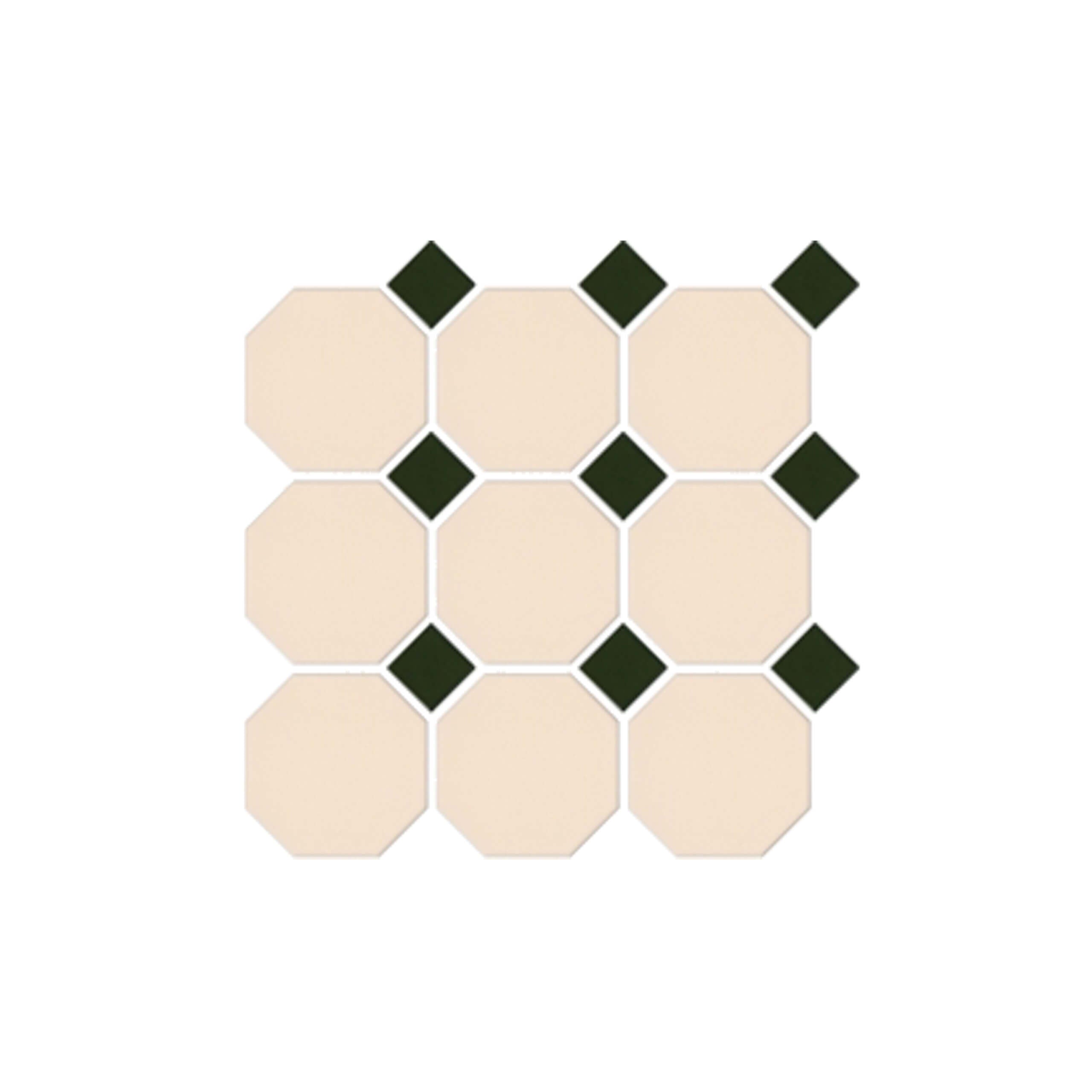 Octagon Matt Green Dot 97x97 Sample - Premium Matt Cream for Wall Decor & Interior Design | Perfect for Home, Office & Commercial Spaces