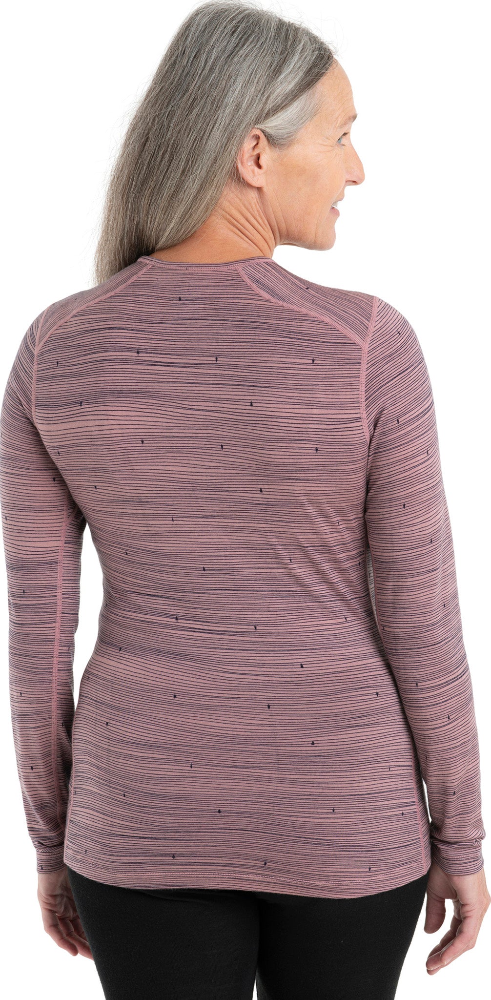 200 Oasis Women's Long Sleeve Crewe Base Layer Top - Thermal Underwear for Cold Weather, Hiking & Outdoor Activities