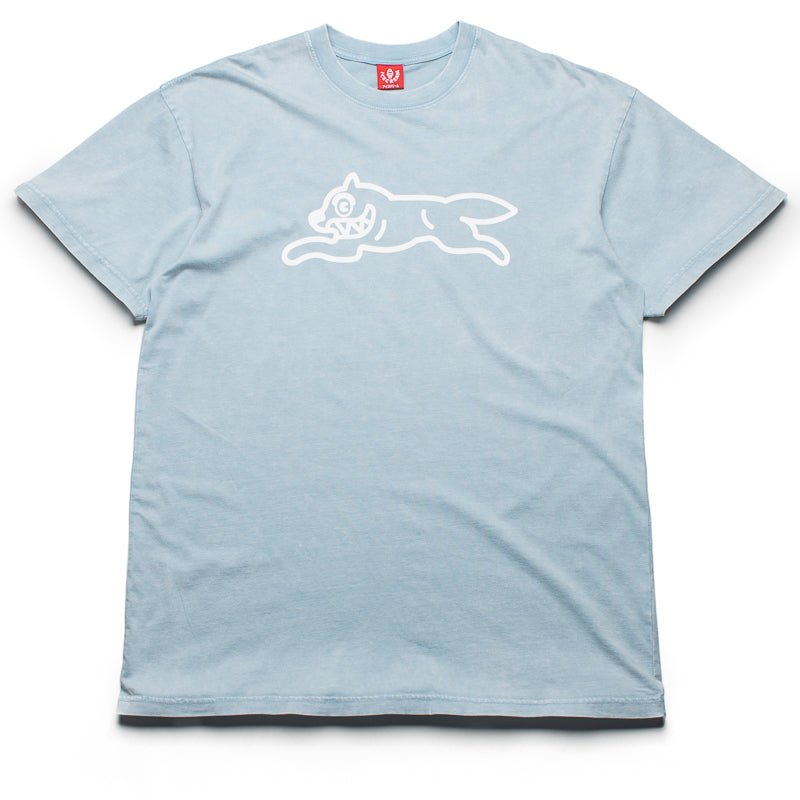Baby Blue Ice Cream Cosmos Knit Tee - Soft Cotton Casual T-Shirt for Women | Perfect for Summer Outings & Beach Vacations