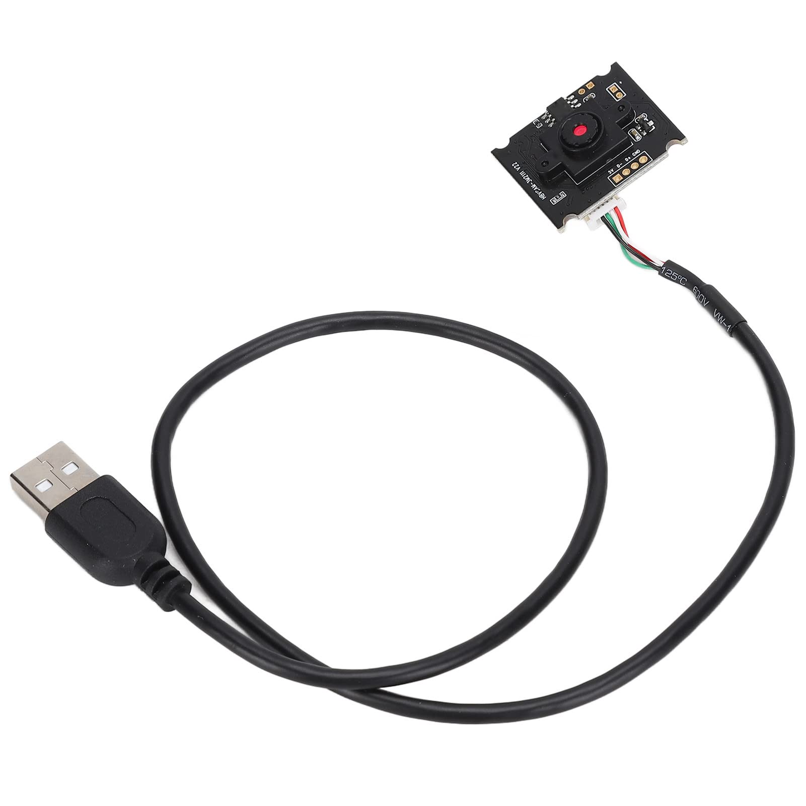 ANKROYU USB 2.0 Webcam Module - 3.5mm Lens Manual Focus Camera Board with 64° Viewing Angle for Advertising Machines, Digital Signage & Security Monitoring