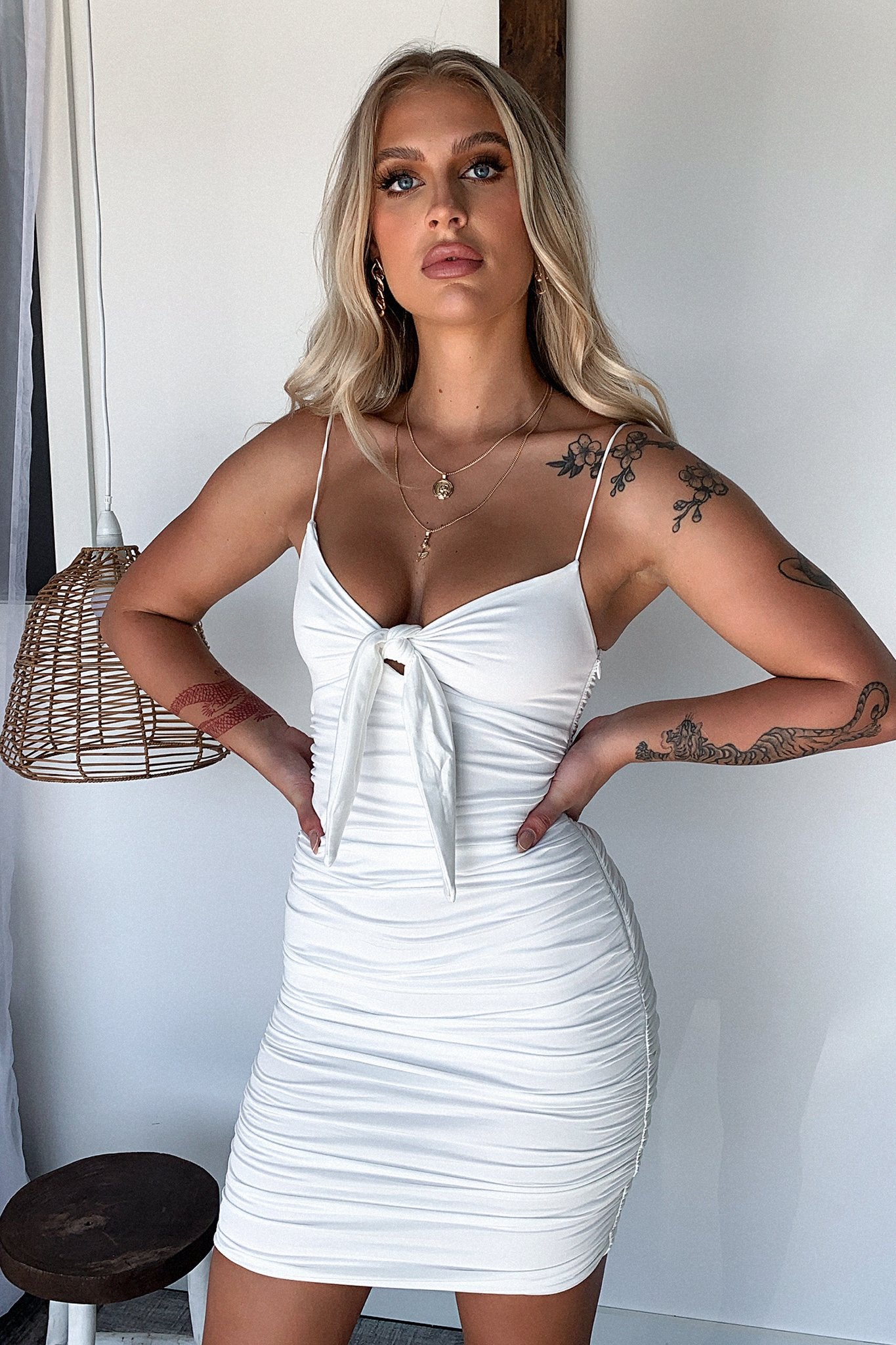 Elegant White Aman Dress for Women - Perfect for Weddings, Parties & Special Occasions