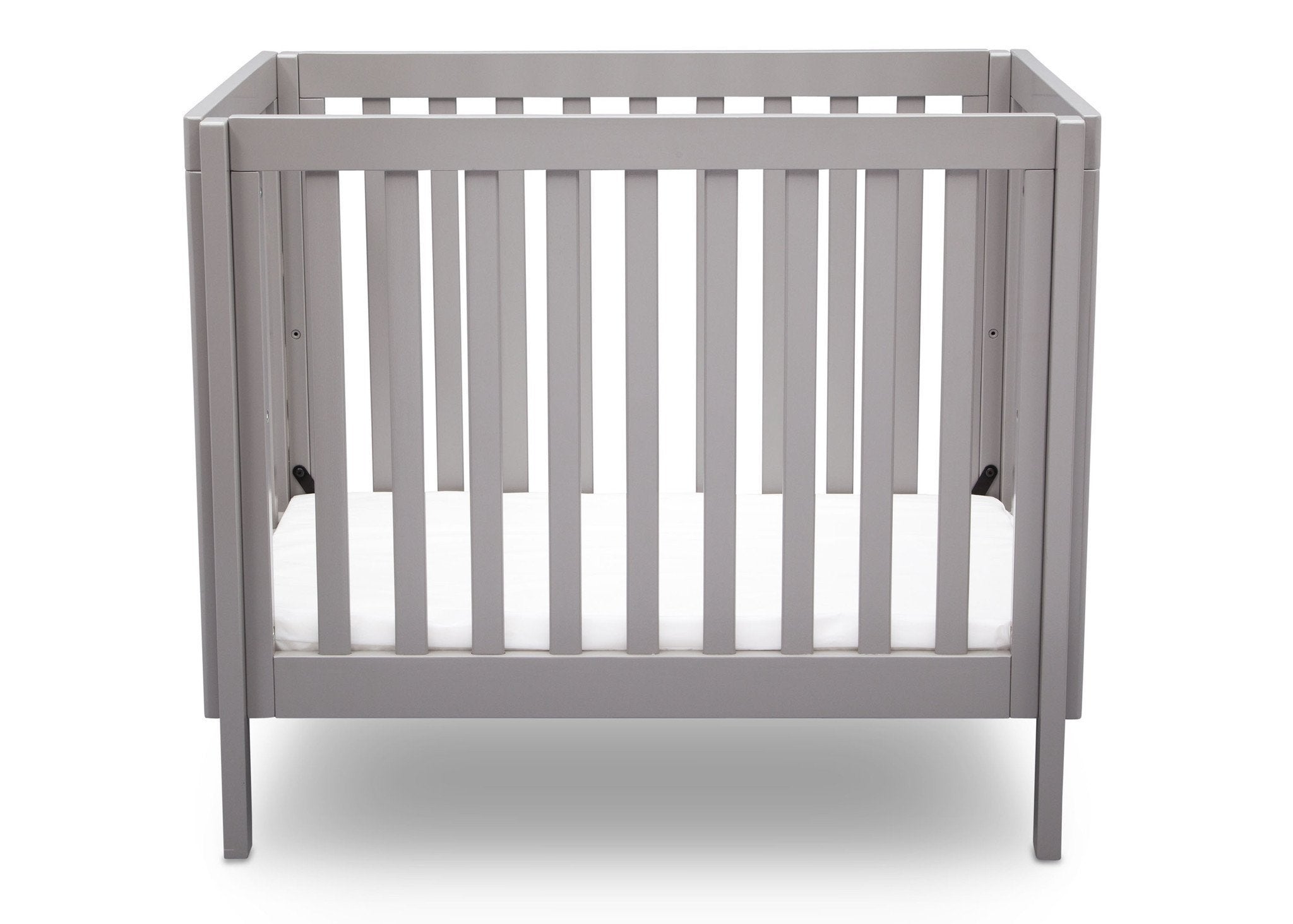 Bennington Elite Mini Crib with Mattress - Portable Baby Bed for Small Spaces | Nursery, Travel & Guest Room Use