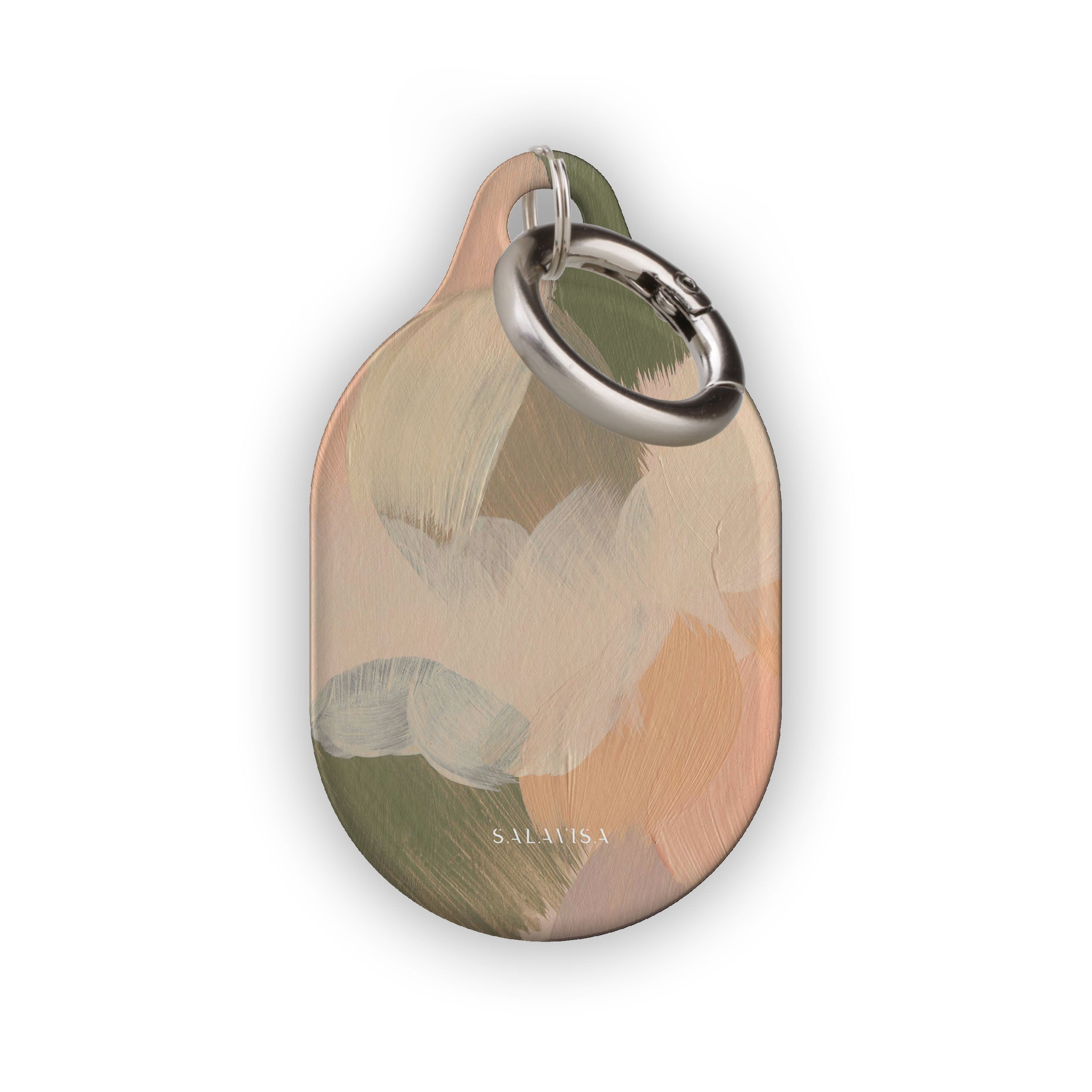 Lush Escape AirTag Holder - Premium Leather Keychain for Apple AirTag - Perfect for Travel, Luggage, Bags & Keys Tracking