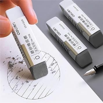 Premium Matte Ink Eraser Pen - Grey Frosted Ballpoint & Fountain Pen Eraser for Office, School & Stationery Supplies | Perfect for Writing, Note-Taking & Document Correction