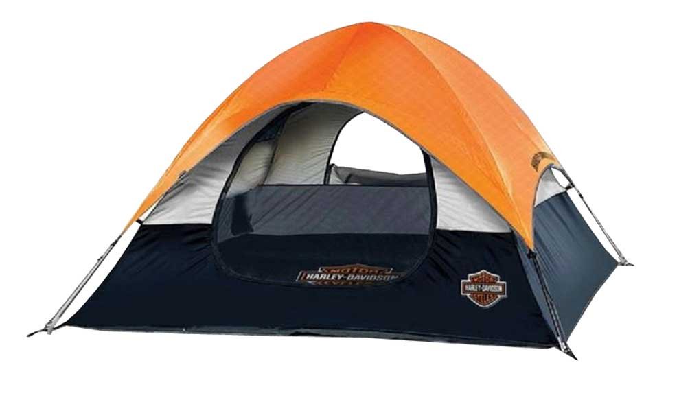 Harley-Davidson Bar & Shield Road Ready Tent with Fiberglass Frame HDL-10011A - Perfect for Motorcycle Camping & Outdoor Adventures