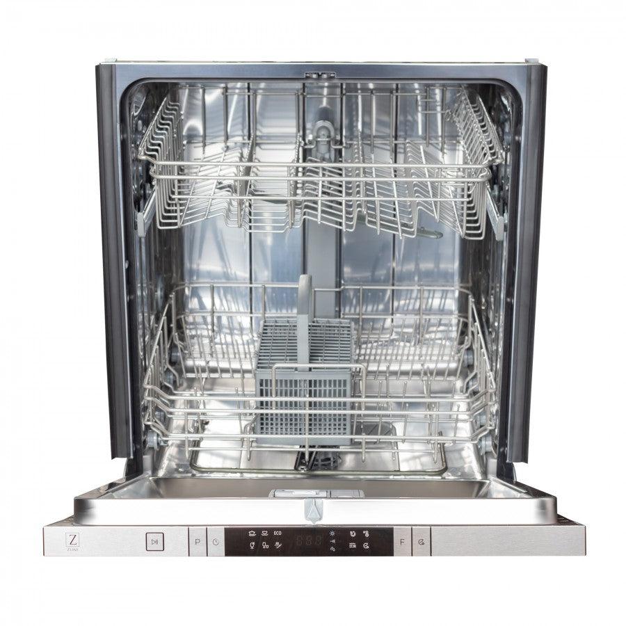 ZLINE 36-Inch Professional Kitchen Package - Stainless Steel Dual Fuel Range, Ducted Range Hood & Dishwasher Set for Modern Home Cooking & Entertaining