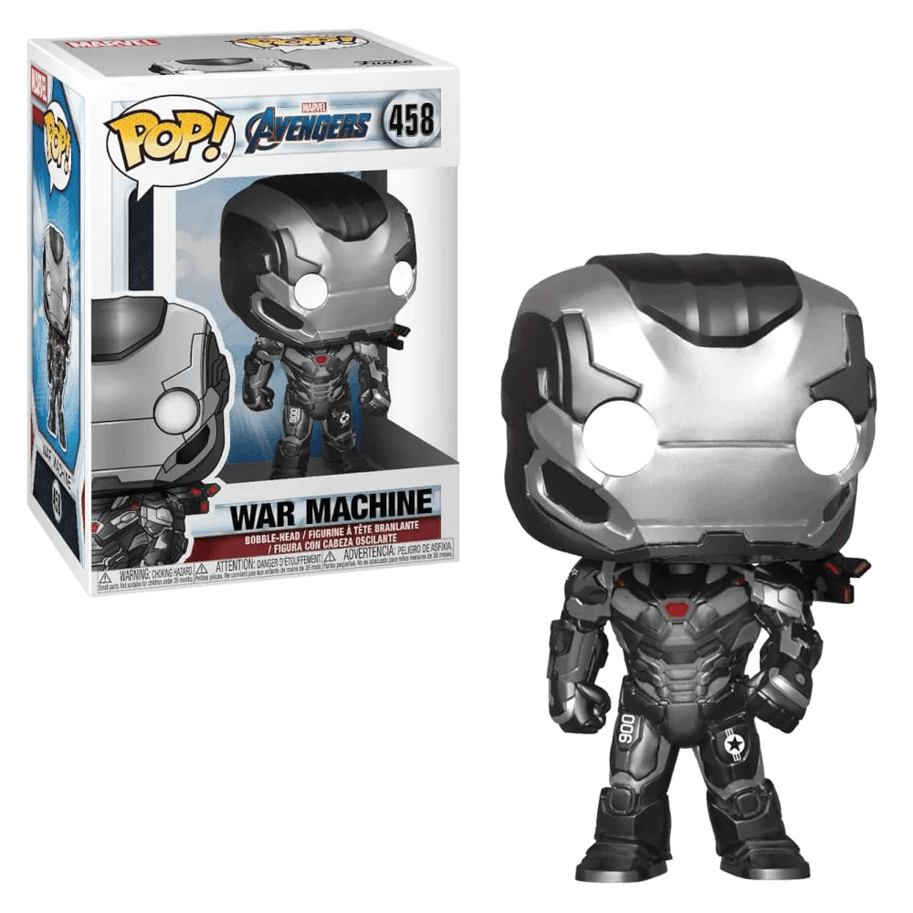 Funko Pop! Vinyl Figure - Avengers: Endgame War Machine #458 - Collectible Marvel Superhero Toy for Fans & Gift Idea