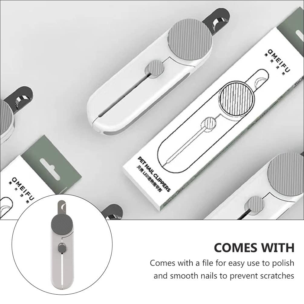 Balacoo LED Pet Nail Clipper - Professional Cat & Dog Nail Trimmer with Safety Guard, Grooming Tool for Small Animals - Perfect for Home Pet Care & Grooming Sessions