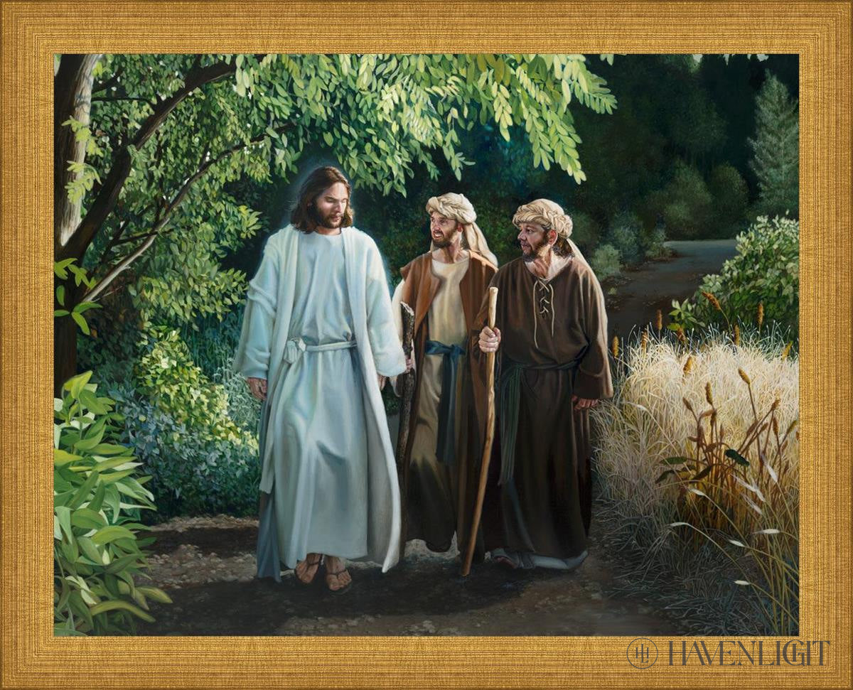 Emmaus By Liz Lemon Swindle - Inspirational Christian Wall Art for Home & Church Decor | Perfect for Living Room, Bedroom & Office