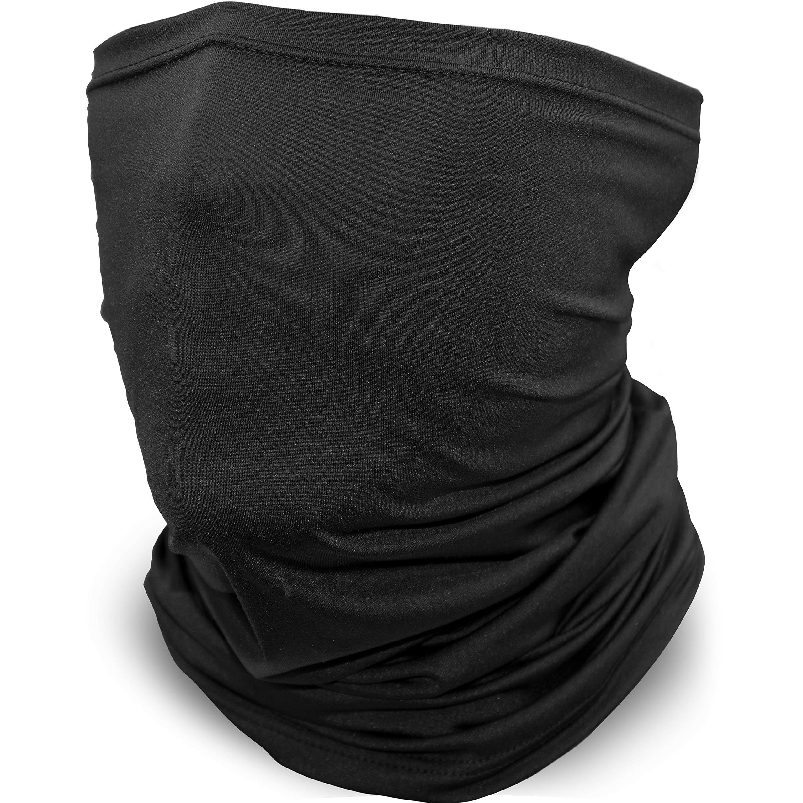 Breathable Neck Gaiter & Bandana Face Mask - UV Protection, Moisture Wicking Balaclava Scarf for Outdoor Sports, Cycling, Running & Hiking - Adjustable Gator Face Covering for Men & Women