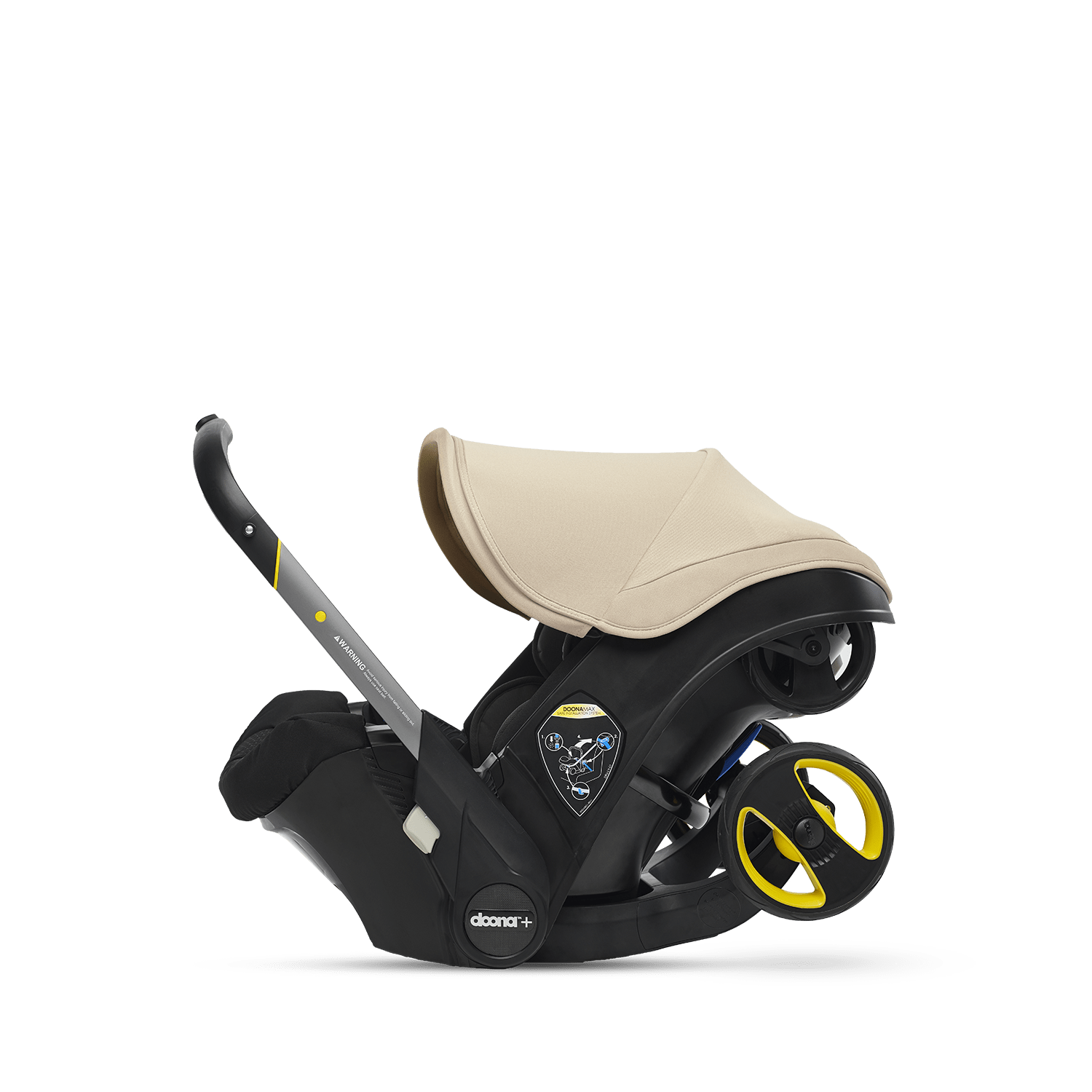 Doona+ Infant Car Seat and Stroller Combo - Convertible, Lightweight, and Travel-Friendly for Newborns to Toddlers - Perfect for Air Travel, Shopping, and Daily Outings
