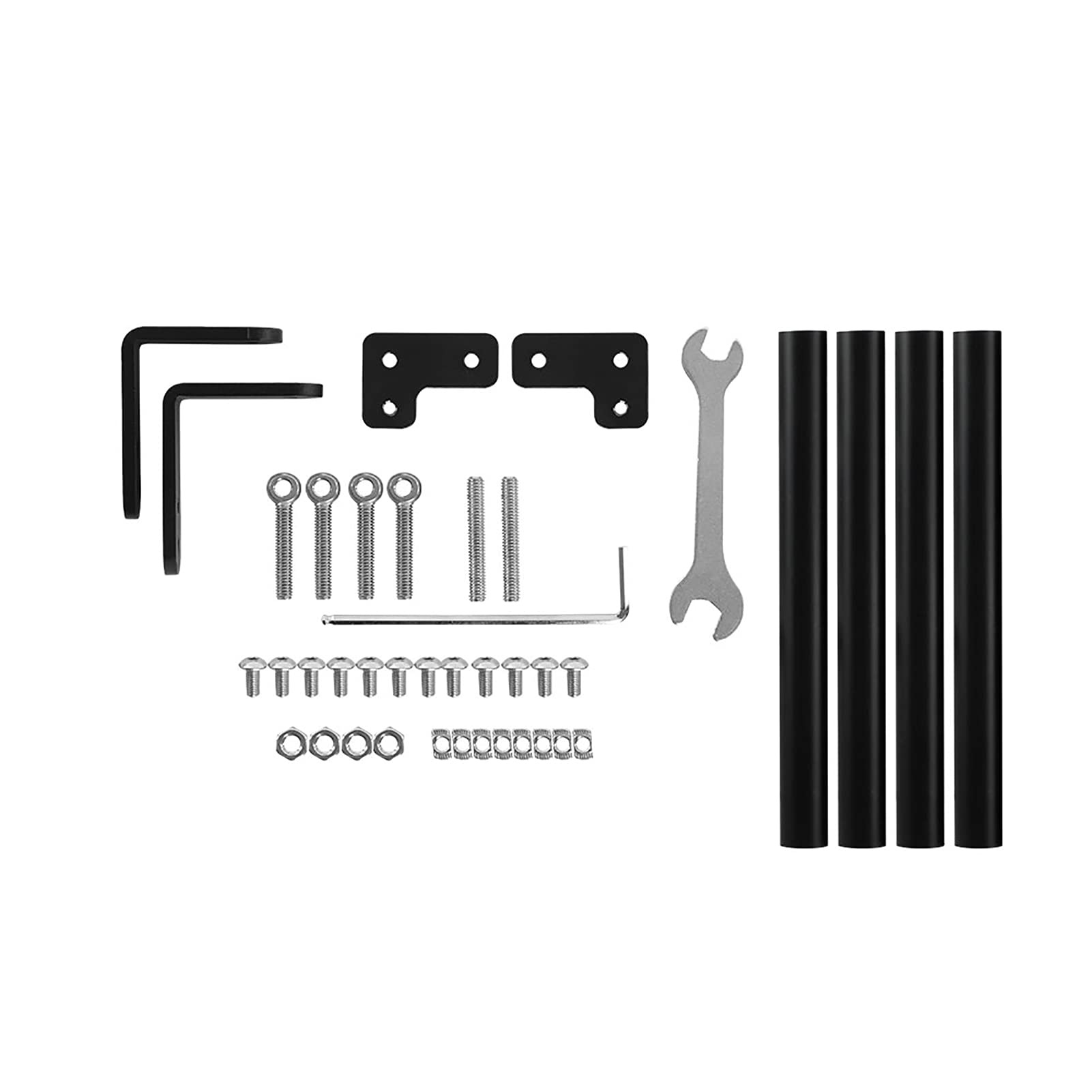Aibesy 3D Printer Aluminum Profile Pull Rod Kit - Easy Installation for CR-10/CR-10S | Upgrade Your 3D Printing Setup for Smoother Operation & Enhanced Stability
