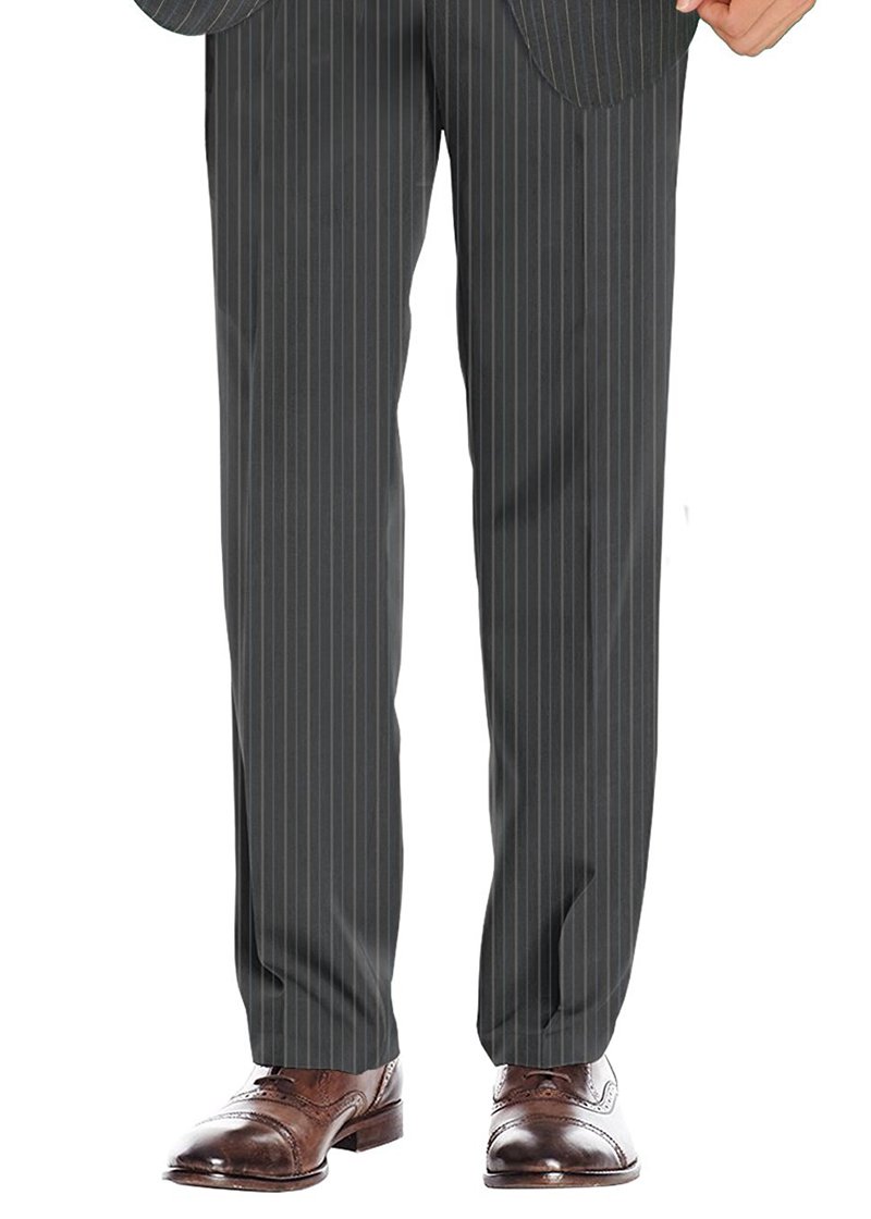 Salvatore Exte Men's Slim Fit Two Button 2-Piece Suit Set with Jacket & Flat Front Pants - Professional Business Attire for Weddings, Interviews, and Formal Events