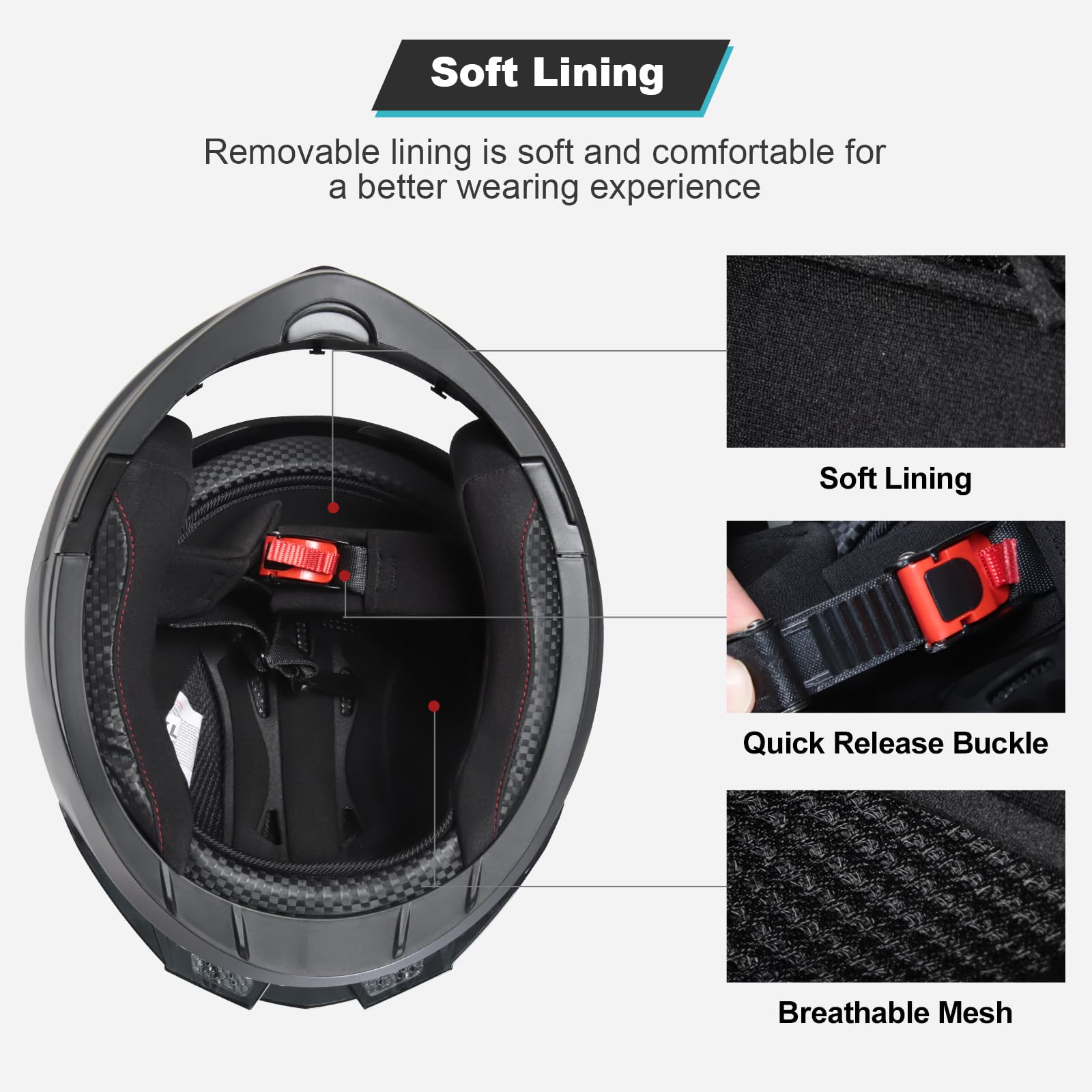 DOT Approved Full Face Motorcycle Helmet for Men & Women - ATV, Dirt Bike, Motocross & Street Riding - Includes Gloves & Mask for Ultimate Protection