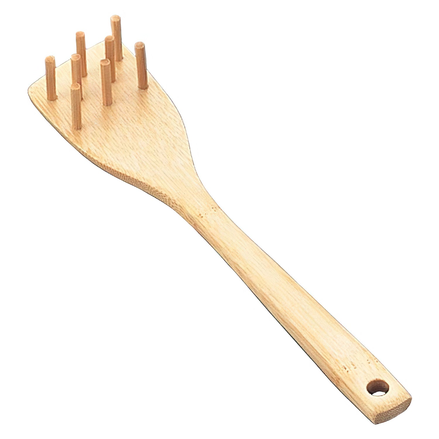 Premium Manyo Bamboo Udon Scoop - 25.5cm Japanese Noodle Strainer & Serving Spoon - Perfect for Asian Cuisine, Hot Pot, Ramen, and Sushi Preparation