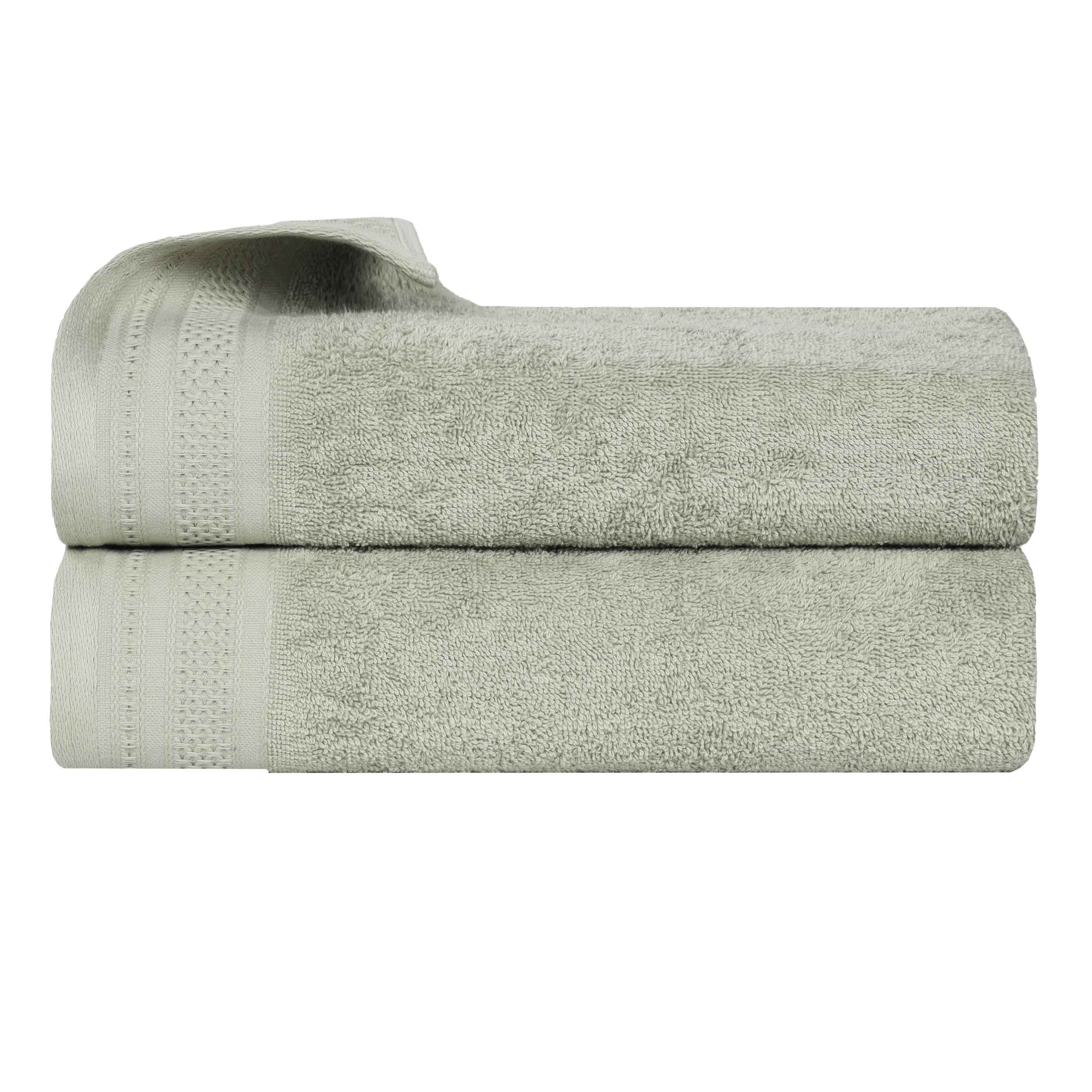 Premium Honeycomb Waffle Weave Cotton Bath Towels - Ultra Soft & Absorbent Luxury Bath Sheets Set of 2 for Spa, Hotel & Home Bathroom Use
