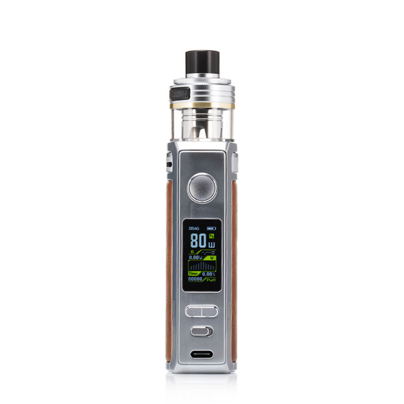 VOOPOO DRAG S Pro 80W Pod Kit - Rechargeable Vape Mod with PnP Coil Technology, OLED Display & Adjustable Airflow for Smooth Vaping | Perfect for Travel & Cloud Chasing