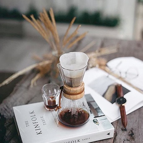 Chemex® 3 Cup Coffee Filters - 100% Natural Bonded Paper for Pour Over Drip Brewing - Perfect for Home, Office & Camping Use