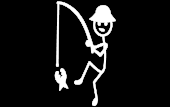 767 Fishing Dad Sticker - 2.8 x 5.3 Inches - Funny Fishing Decal for Dad, Cool Gifts for Fishermen - Perfect for Cars, Coolers, Laptops & Tackle Boxes