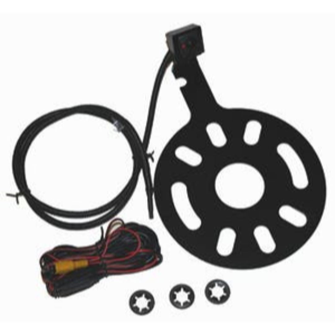 **Crux CCH 01M Jeep Wrangler Spare Tire Camera Mount with Dynamic Parking Guide Lines - Backup Camera Bracket for Off-Roading & Parking Assistance**