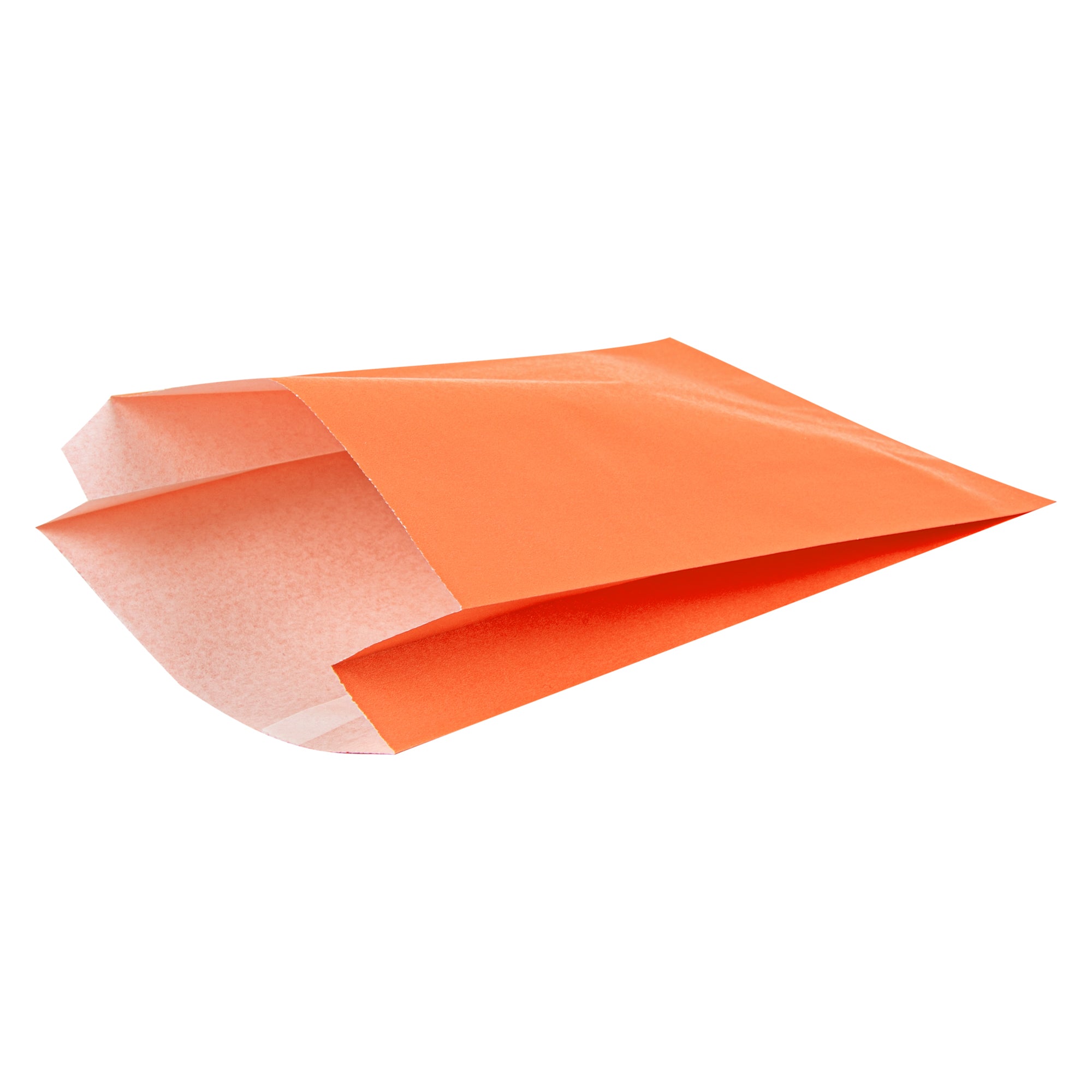 Orange Paper French Fry Bags - 4.25