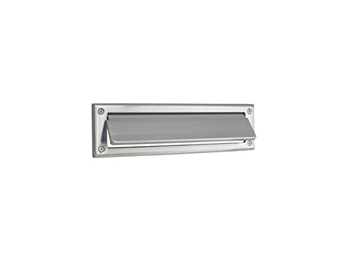 Emtek 2280 Door Mail Slot - 4 Finish Options (Oil Rubbed Bronze US10B) - Secure Mail Delivery for Homes & Offices