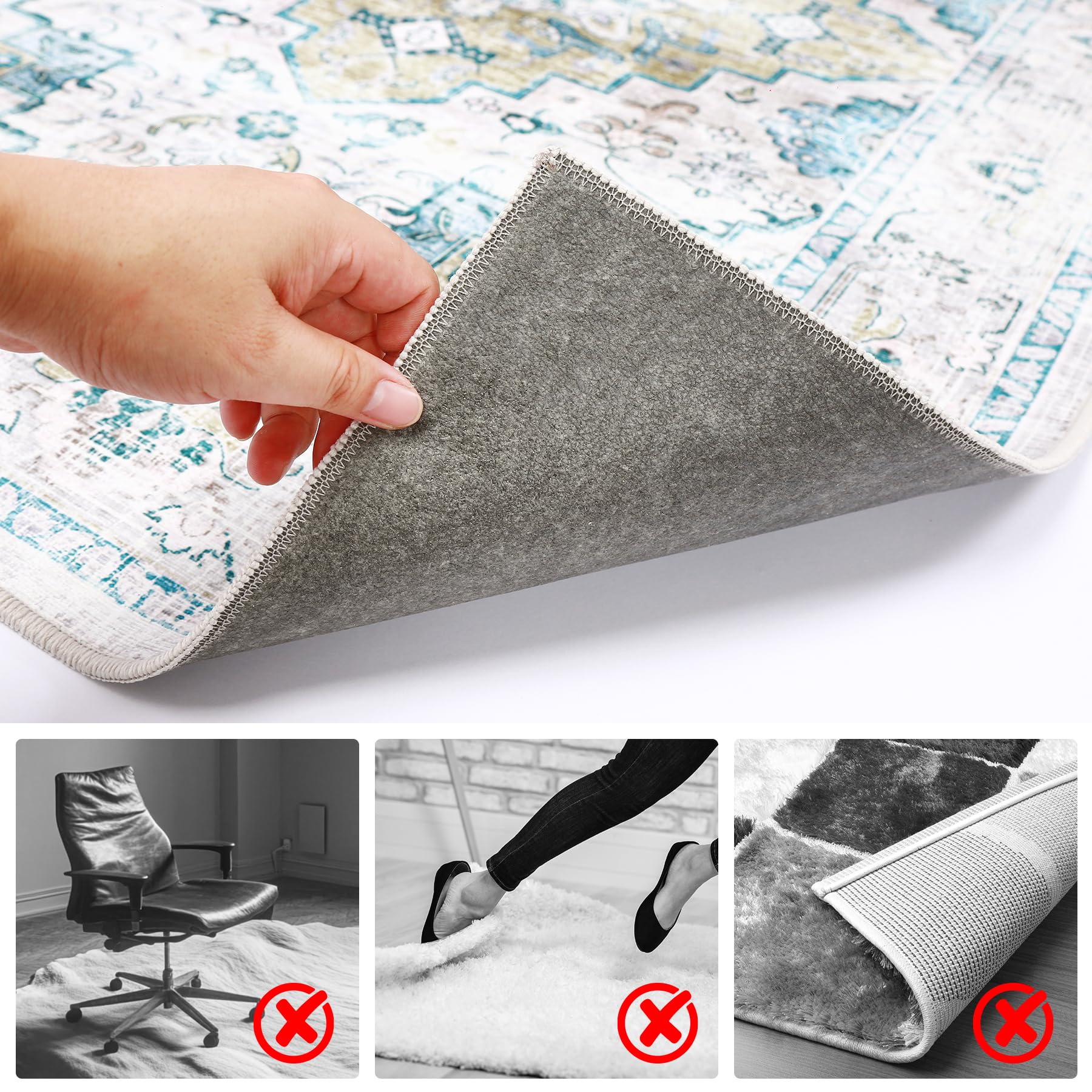 Premium Office Chair Mat for Hardwood & Tile Floors 48