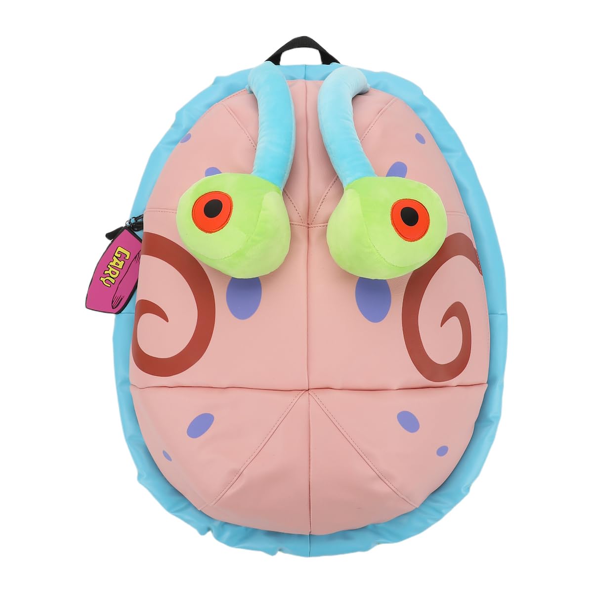 Spongebob Squarepants Gary the Snail 16.4 Inch Cute Cartoon Character Backpack for Kids - School, Travel & Cosplay Accessory