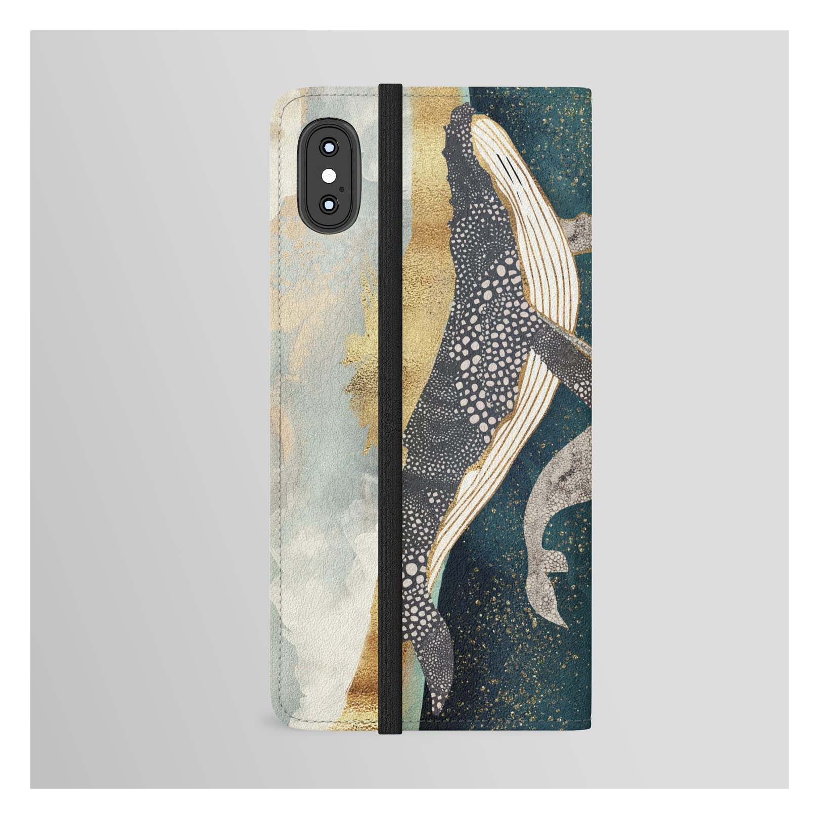 Spacefrogdesigns Bond II iPhone Xs/X Wallet Phone Case - Slim Protective Credit Card Holder with RFID Blocking | Perfect for Travel, Shopping & Everyday Use