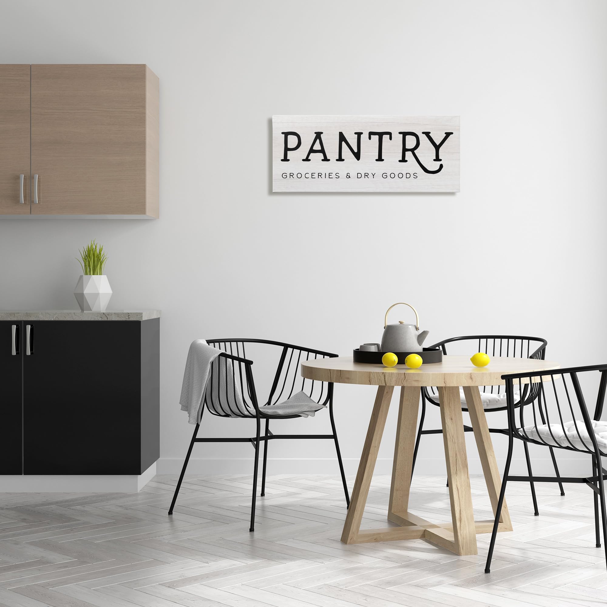Rustic Pantry Sign for Groceries & Dry Goods - Kitchen Decor