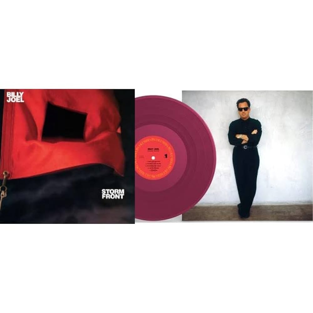 Billy Joel - Storm Front (Limited Edition Red Vinyl LP) | Classic Rock Album for Vinyl Collectors & Music Lovers - Perfect for Home Listening & Record Collections
