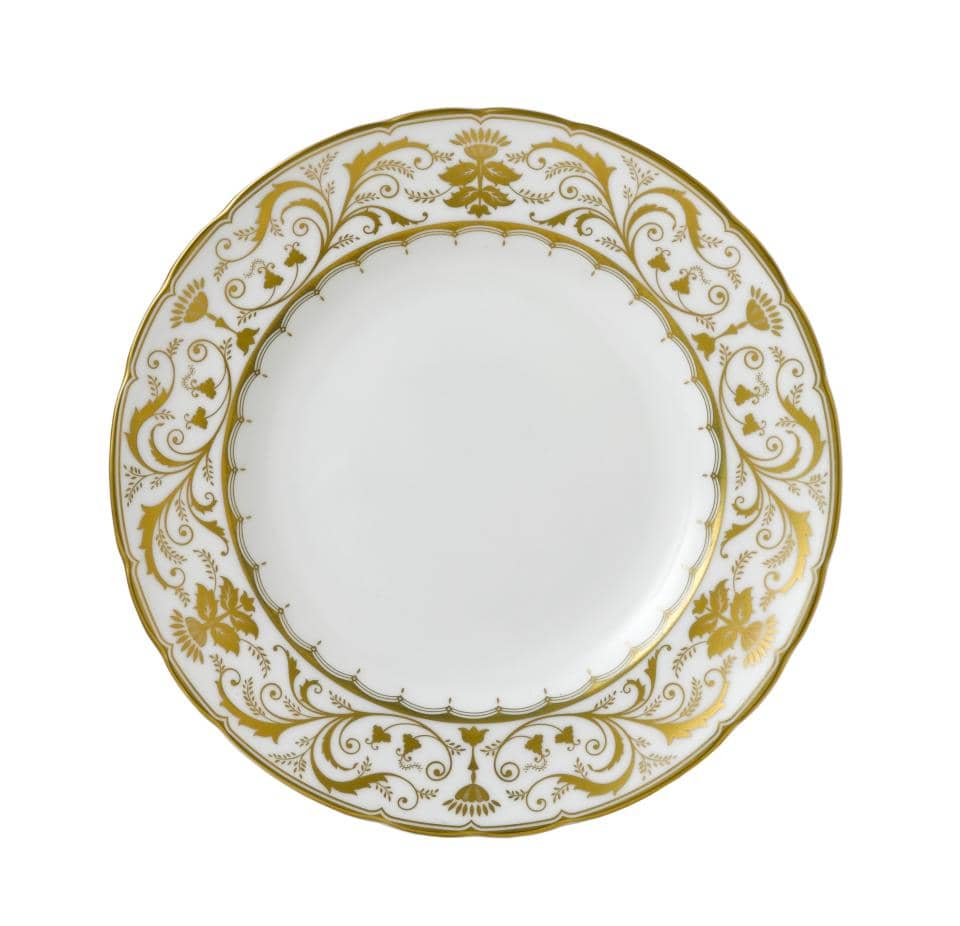 Premium Darley Abbey White Porcelain Dinner Plate Set - Elegant & Durable Fine China for Formal Dining, Restaurants & Special Occasions