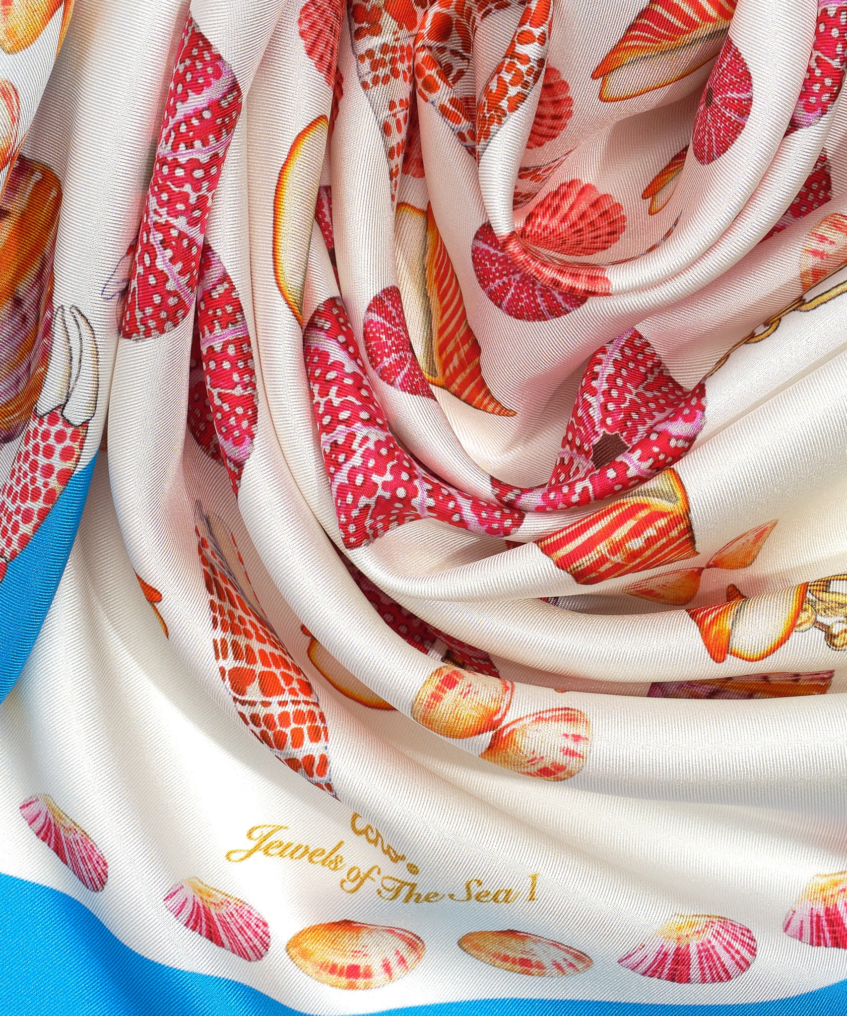 Jewels Of The Sea Silk Square Scarf - 35