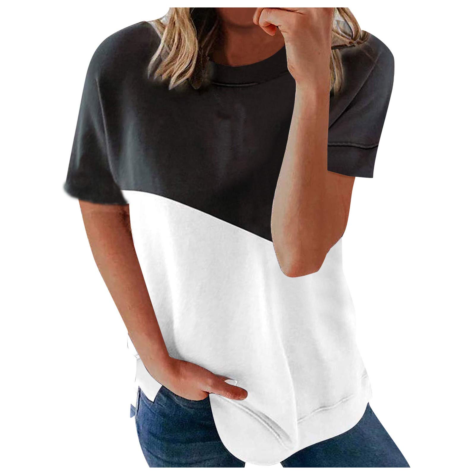 Gerichy Women's Short Sleeve Graphic T-Shirts - Casual Summer Pullover Blouses & Tees for Everyday Wear, Outings & Vacation