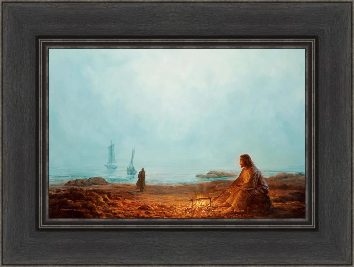 By The Shore By Yongsung Kim - Coastal Wall Art Print for Beach House Decor, Ocean Themed Living Room & Bedroom