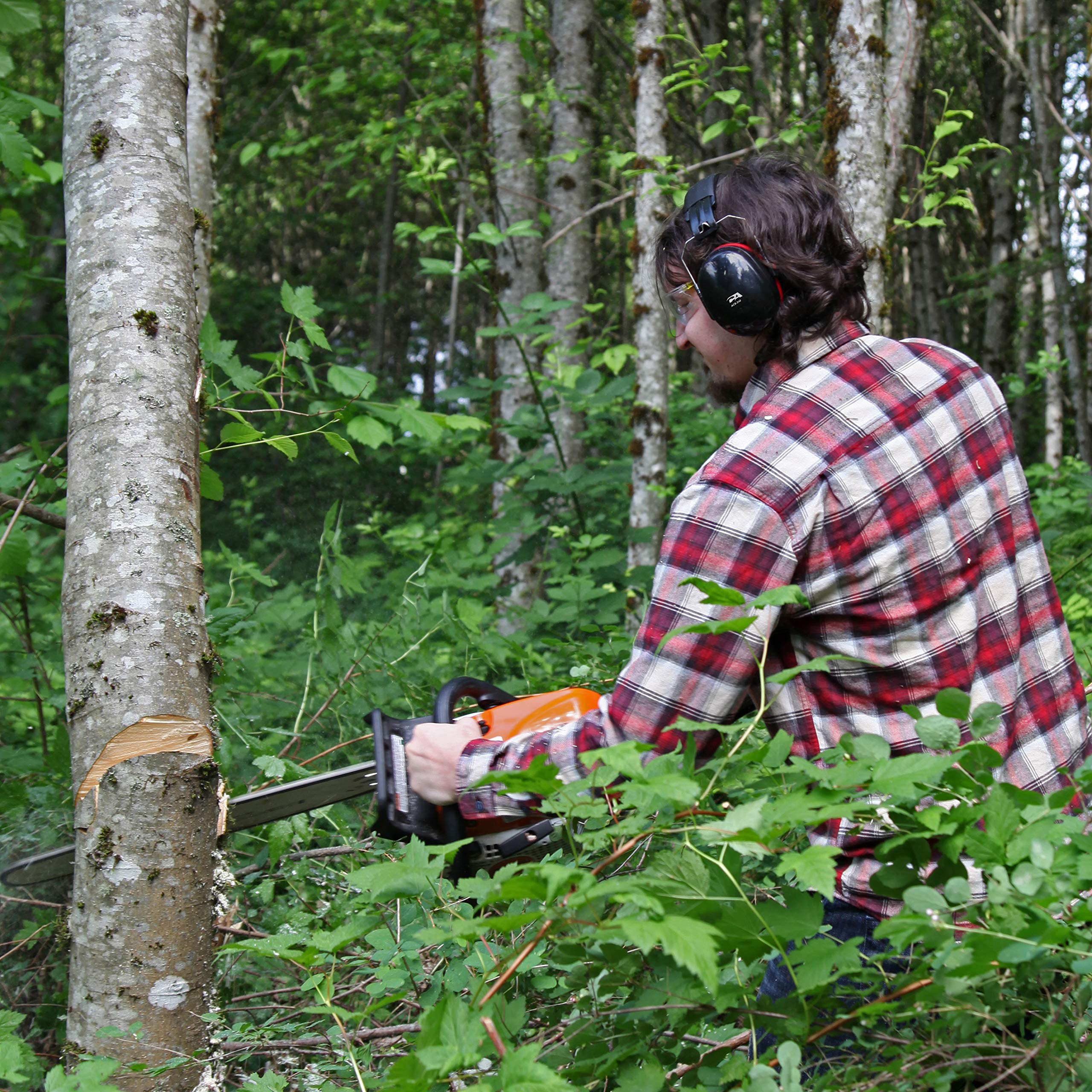 Cyber Acoustics Professional Safety Lightweight Ear Muffs - Hearing Protection & Noise Reduction for Shooting, Construction & Industrial Work