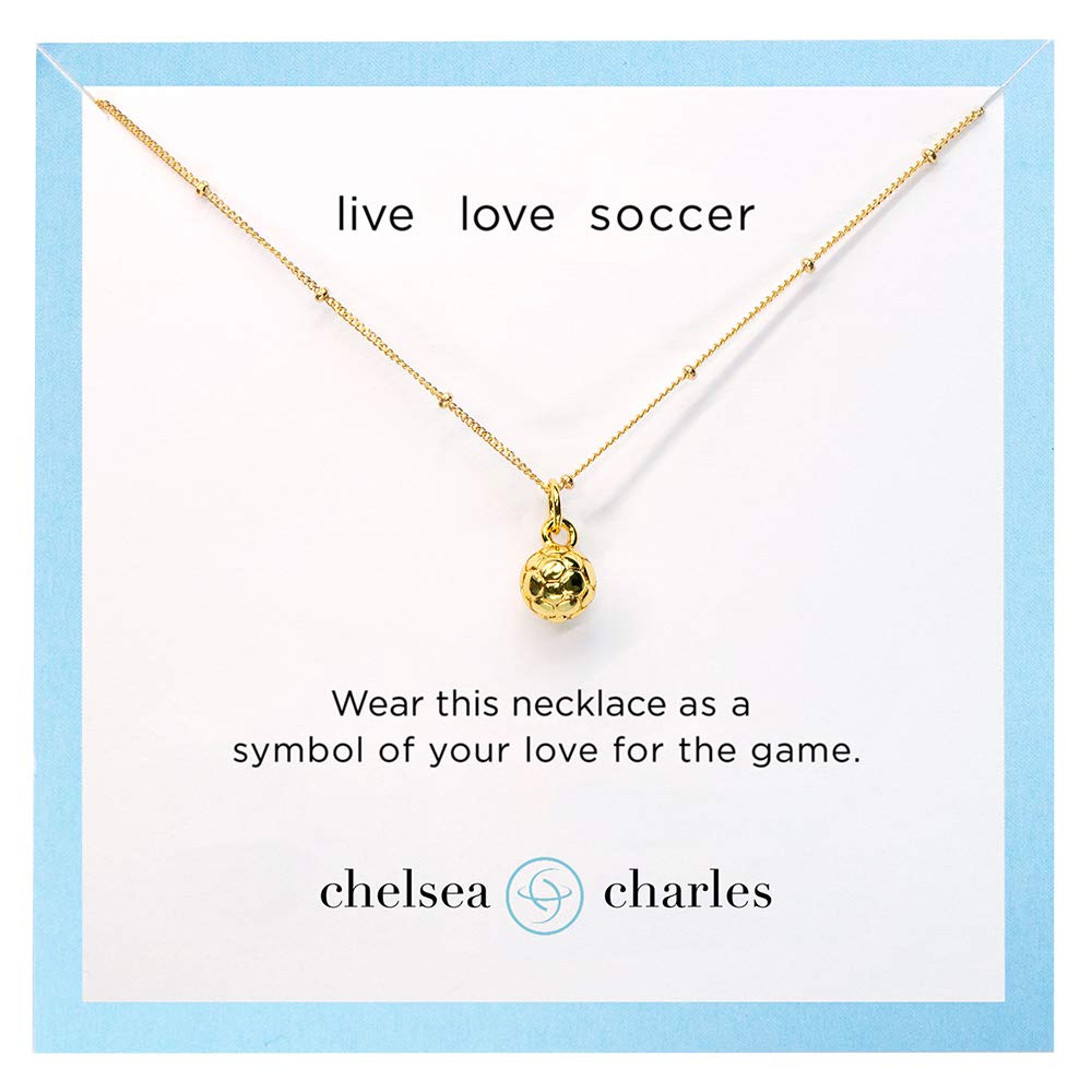 Chelsea Charles Women's Sports Charm Necklace - Elegant Sterling Silver Jewelry for Athletes, Fitness Enthusiasts & Sports Lovers | Perfect for Workouts, Games & Everyday Wear
