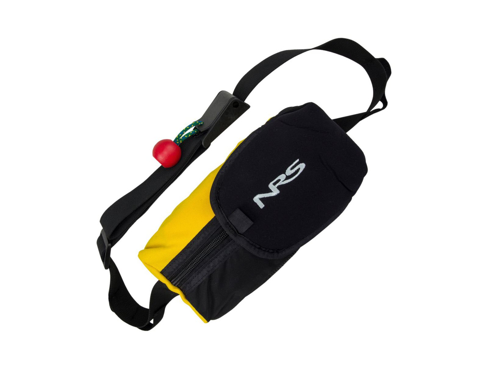 NRS Pro Guardian Wedge Waist Throw Bag - Rescue Safety Gear for Kayaking, Canoeing & Water Sports - Emergency Throw Rope with Quick-Release Belt for Paddlers & Boaters