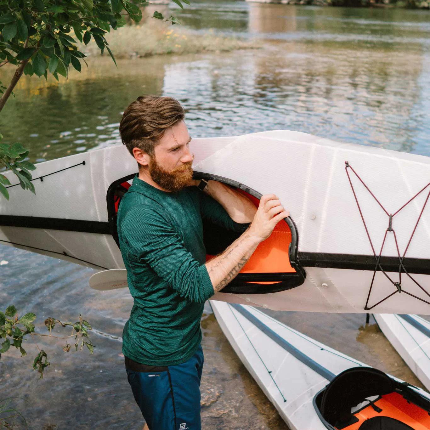 Oru Kayak Bay ST - Lightweight Foldable Kayak for Travel & Adventure | Portable Kayak for Camping, Fishing & Outdoor Exploration