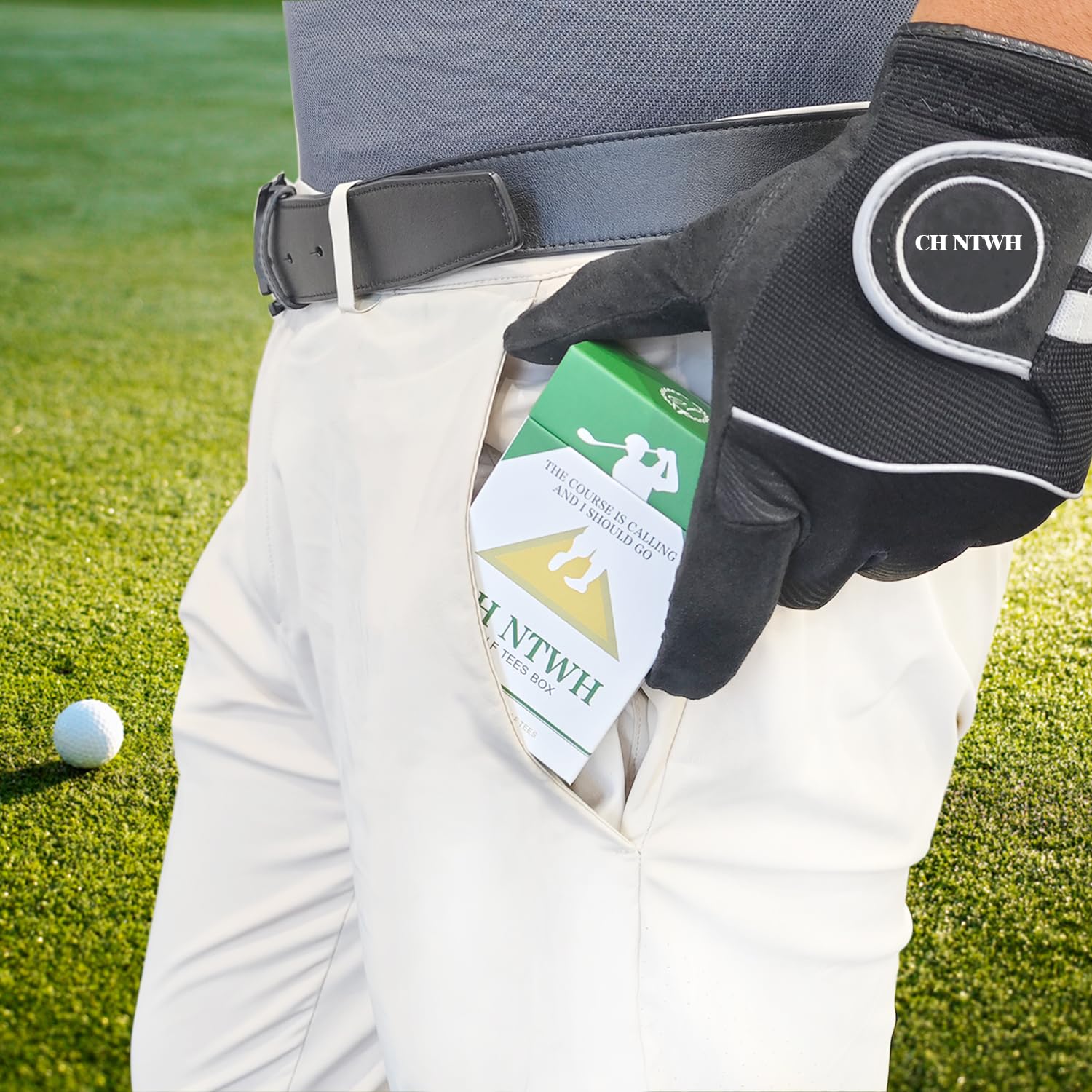 Golf Magnetic Tee Holder - Funny Golf Gag Gift for Men, Dad & Golfers | Strong Magnet Golf Accessories | Perfect for Birthday, Father's Day & On-Course Convenience