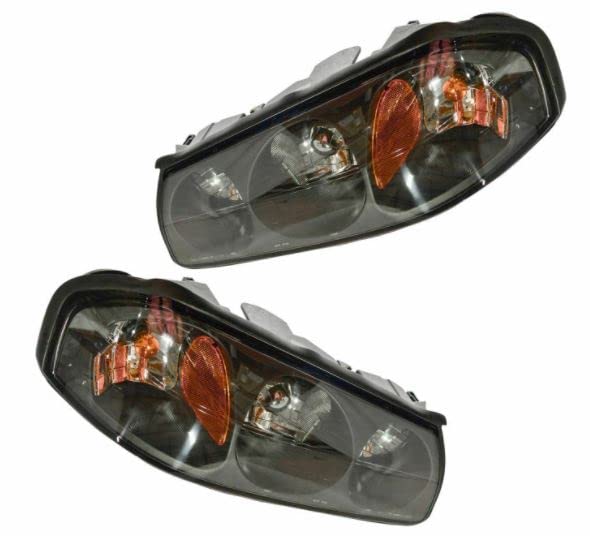 Chevrolet Impala Headlights 2000-2004 - Driver & Passenger Side Pair Set - High Performance Replacement Headlamps - Perfect for Night Driving & Enhanced Visibility