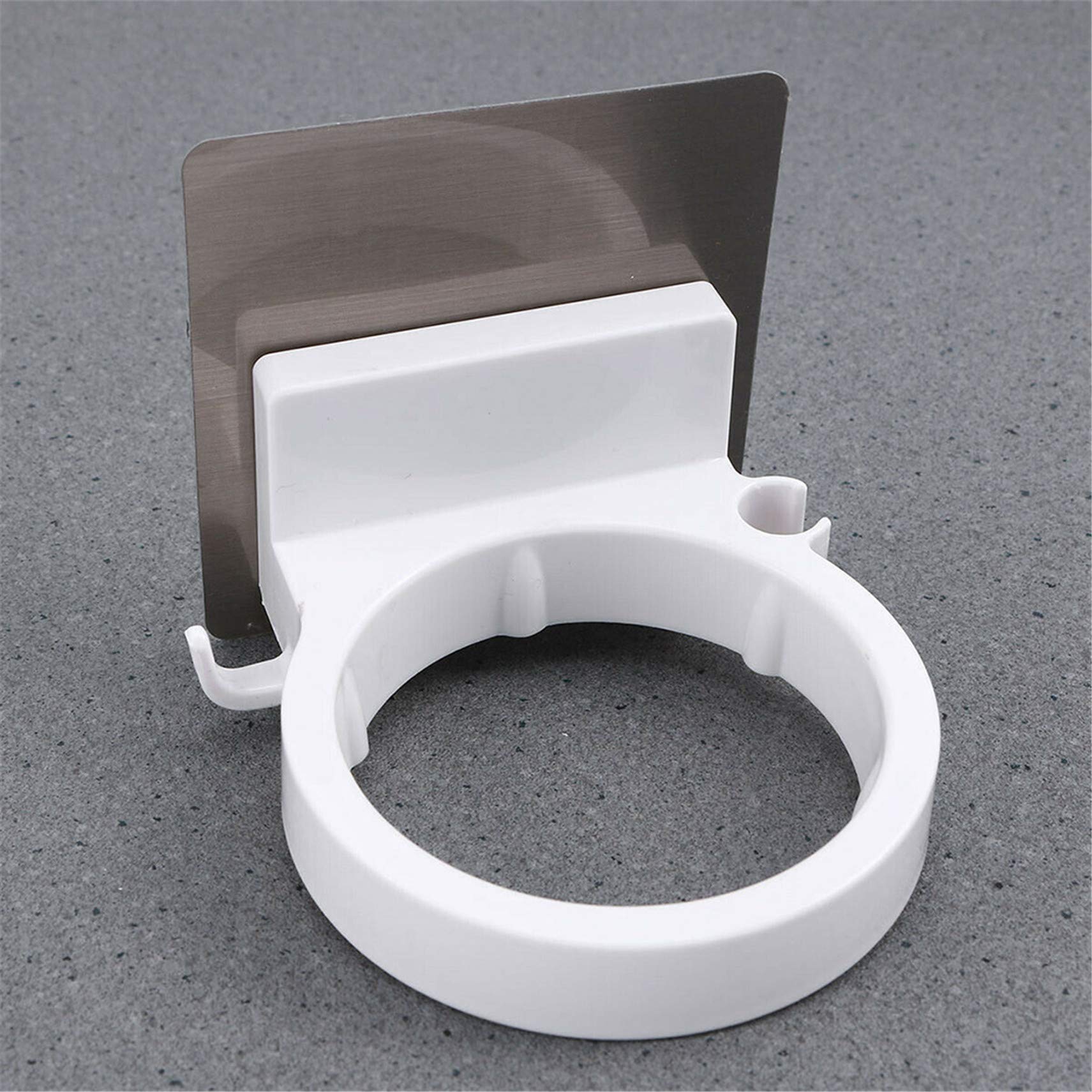**Extra Large Wall Mount Hair Dryer Holder for Bathroom - White, Organize Hair Care Tools Like Dryers & Brushes - Perfect for Home, Salon & Spa Use**