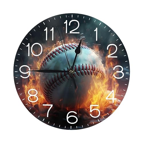 Baseball on Fire