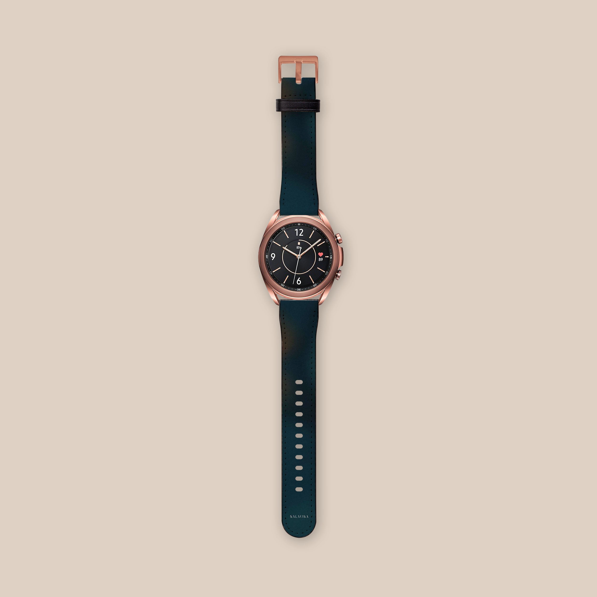 Premium Ember Teal Galaxy Watch Band - Stylish & Durable Replacement Strap for Samsung Galaxy Watches - Perfect for Workouts, Running & Everyday Wear