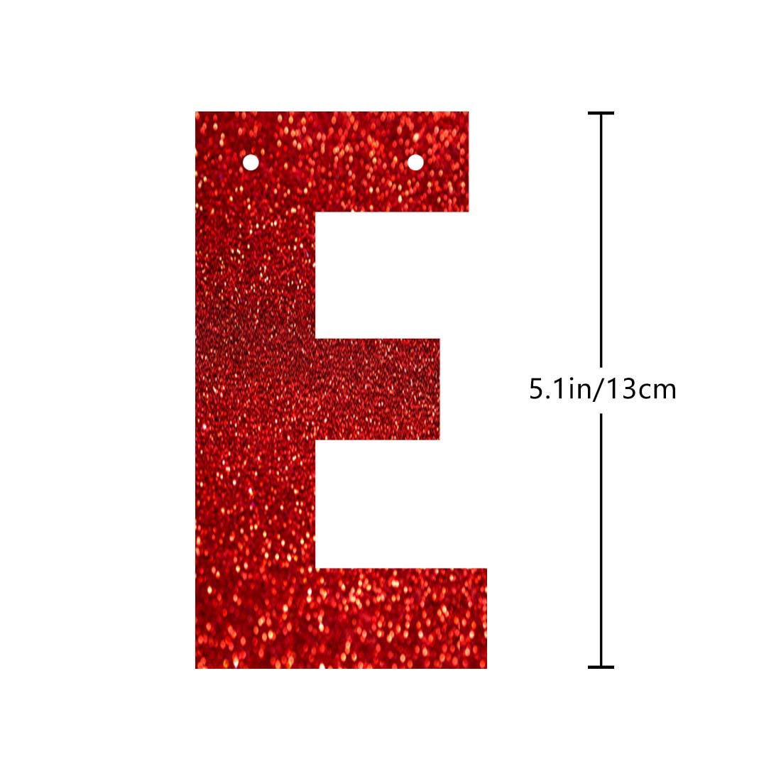 Red Glitter Happy 48th Birthday Banner - Premium Party Decorations & Supplies for Anniversary Celebrations, Home Decor, and Special Events